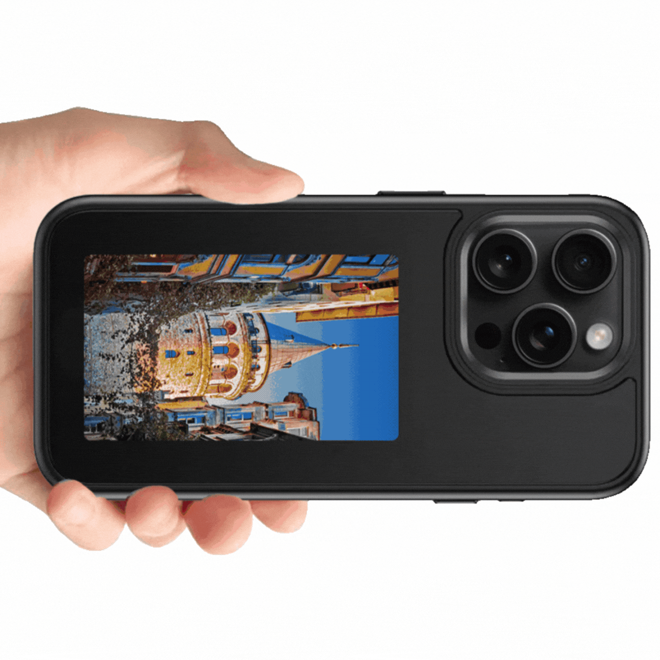 Mobile phone case E ink