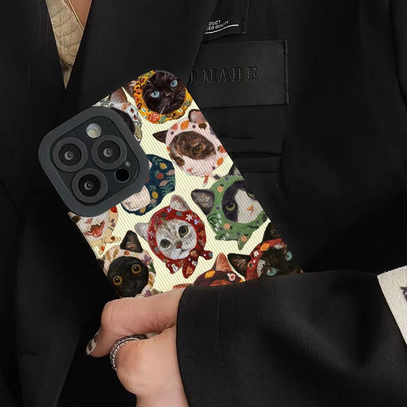 The Purrfectly Impurrfect Collection | Cat Phone Case for iPhone